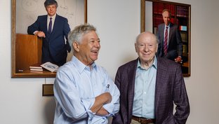 Michael Brown and Joseph Goldstein, 1985 Nobel Prize winners