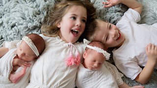Celebrating Mother’s Day with two sets of twins: Christine’s story