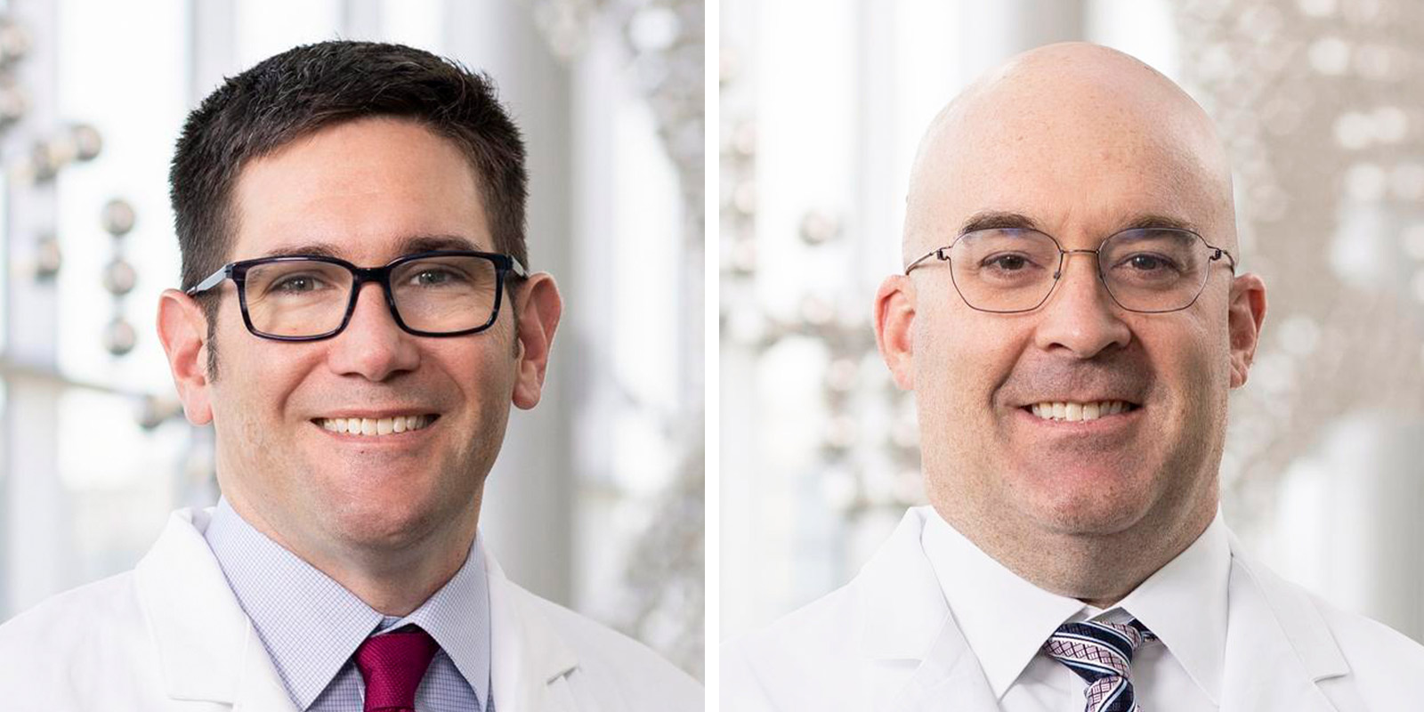 Photos of Dr. Butts and Dr. Davies as the winners of the 2024 Program Award.
