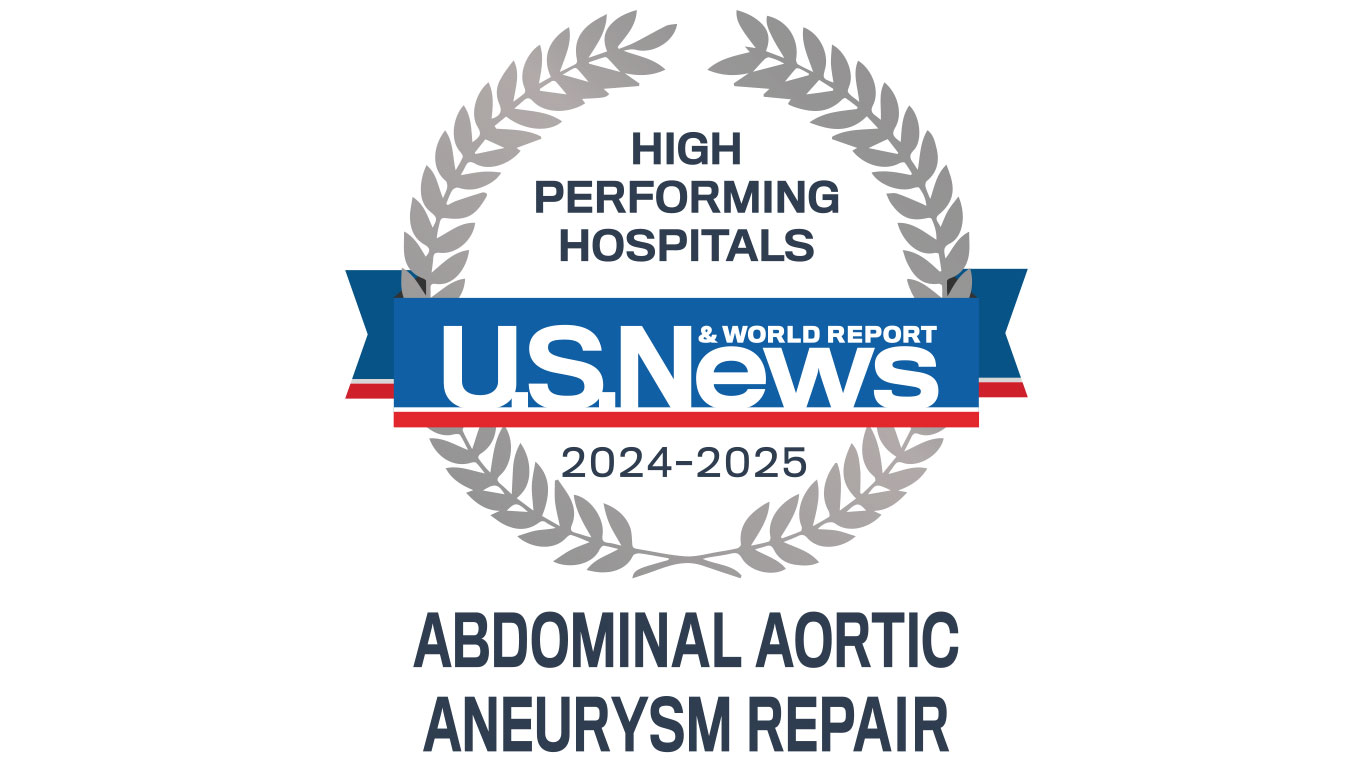 U.S. News & World Report high performing hospitals - abdominal aortic aneurysm repair