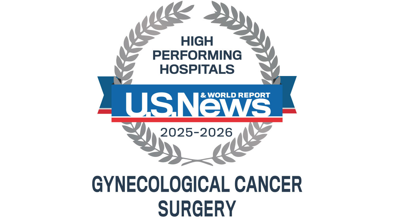 U.S. News & World Report recognition for gynecological cancer surgery