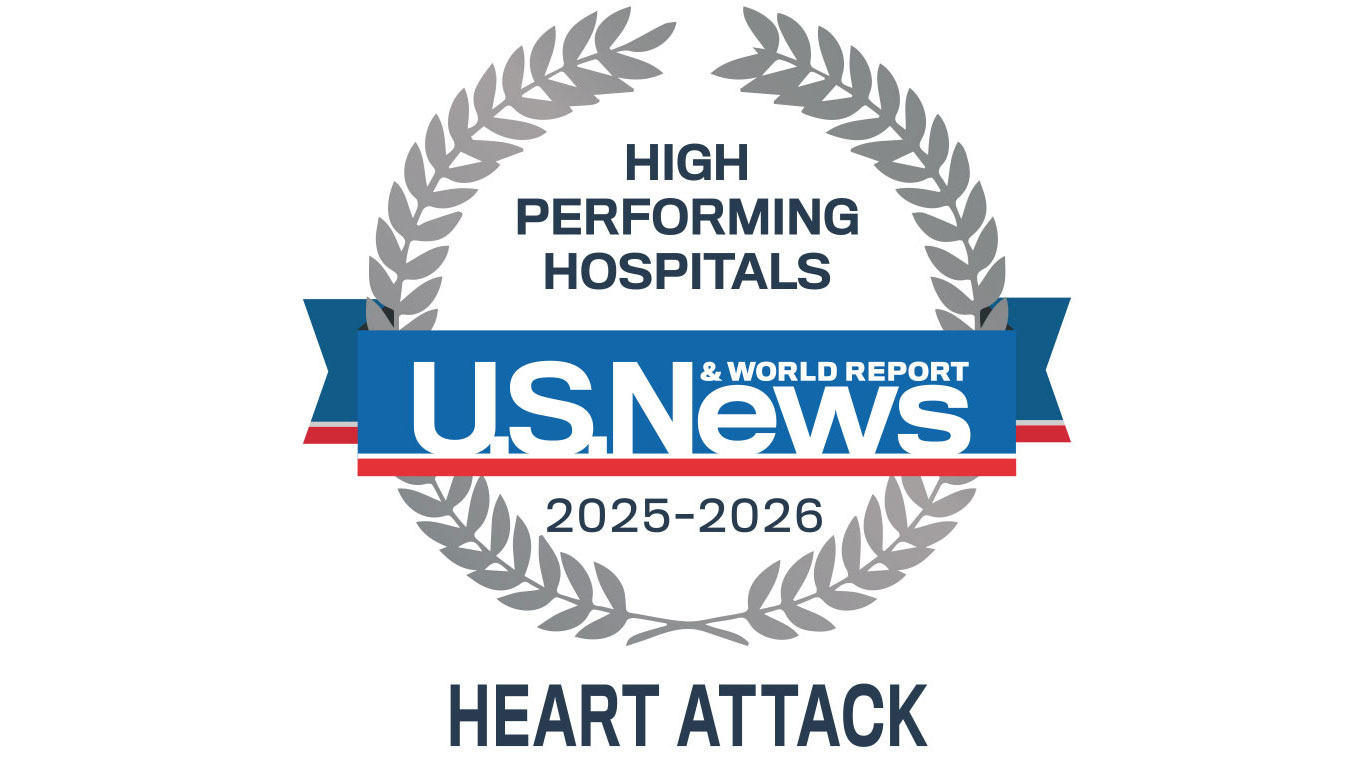 U.S. News & World Report High Performing Hospitals for heart attack