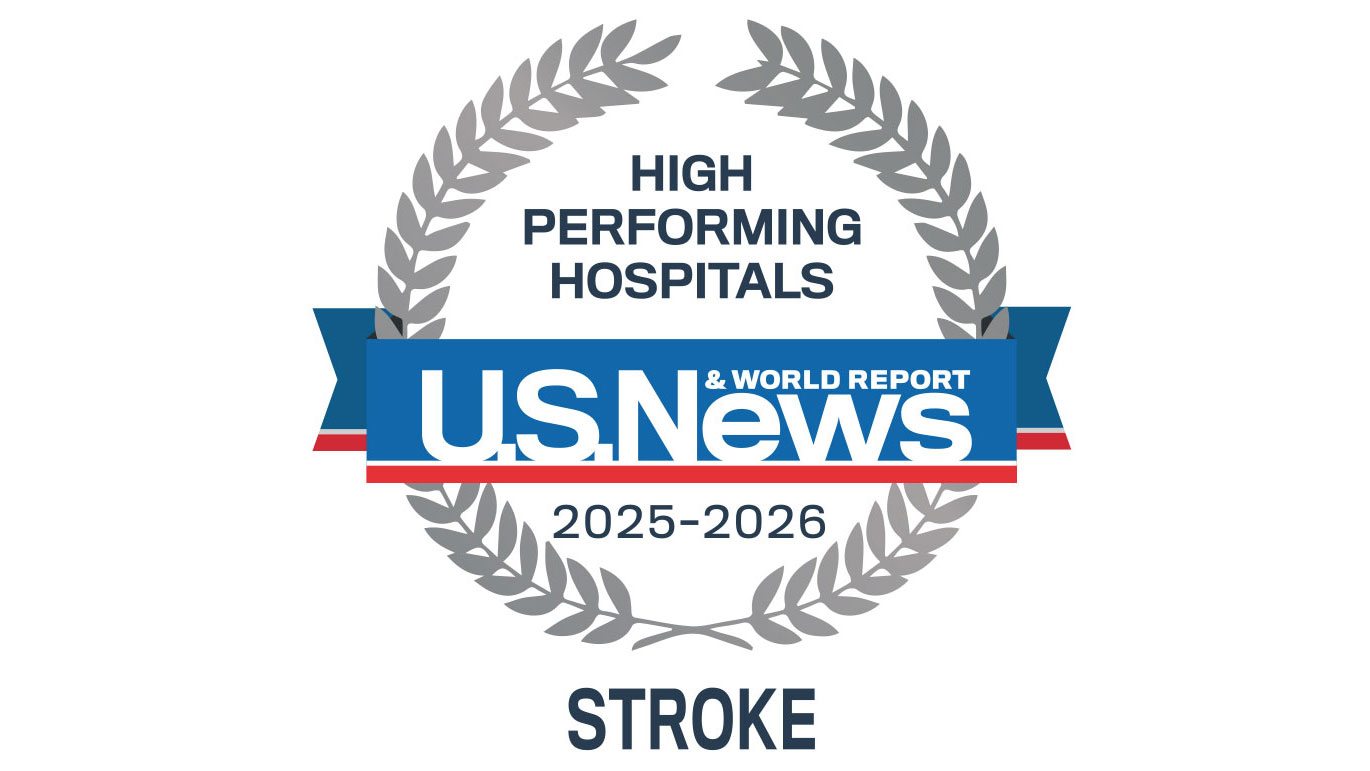U.S. News & World Report High Performing Hospitals for stroke