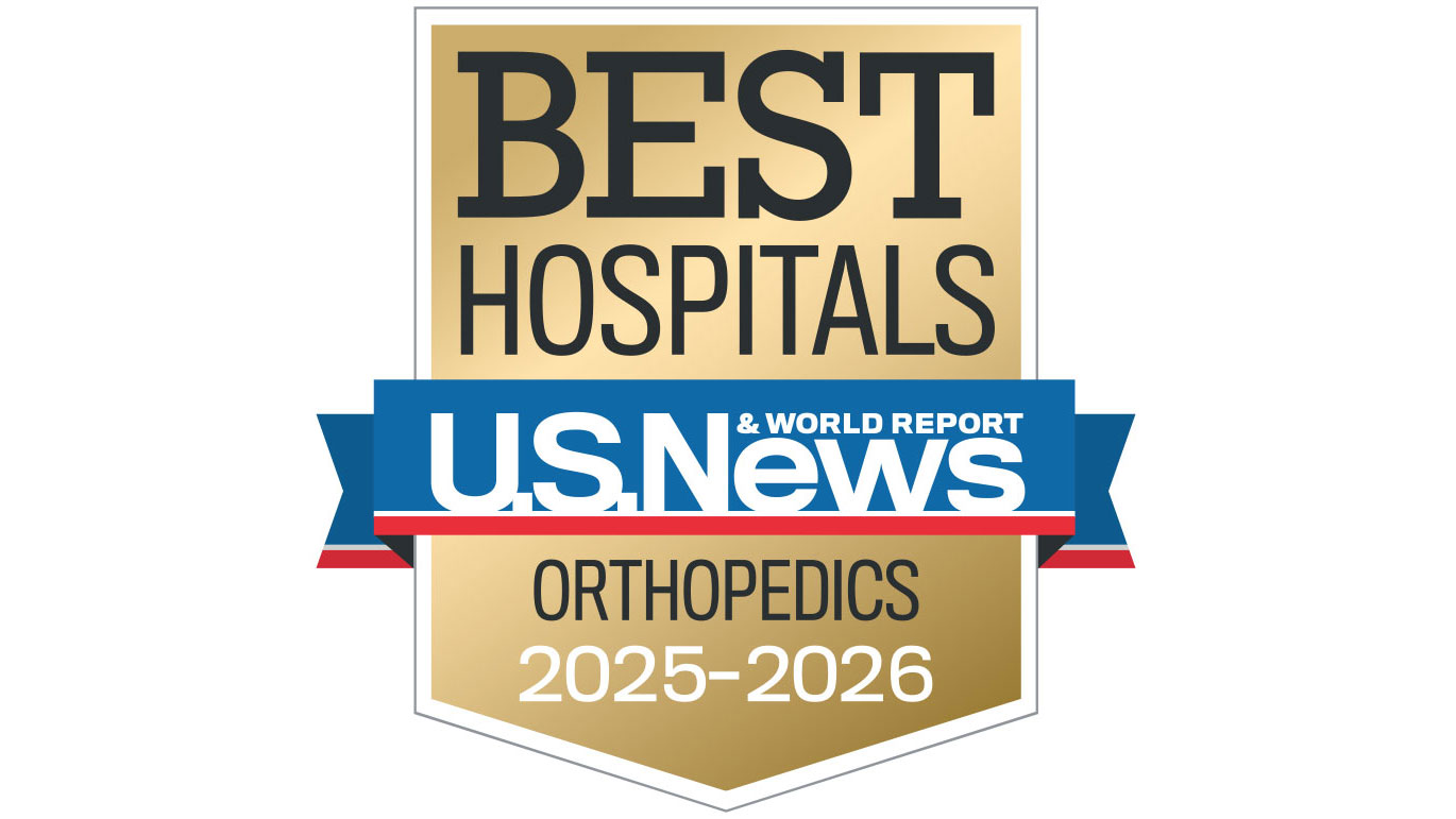 U.S. News & World Report Best Hospitals for orthopedics