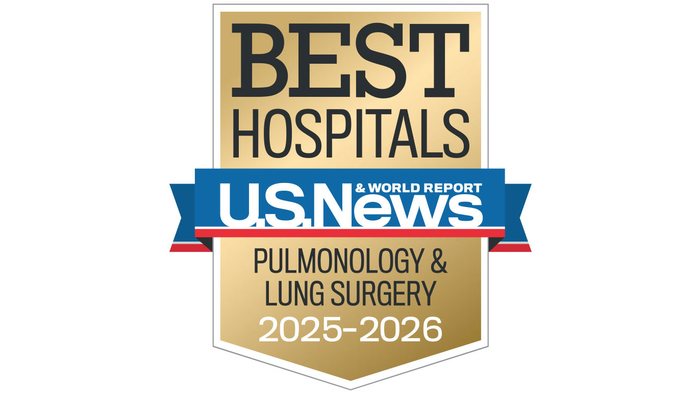U.S. News & World Report Best Hospitals for pulmonology & lung surgery