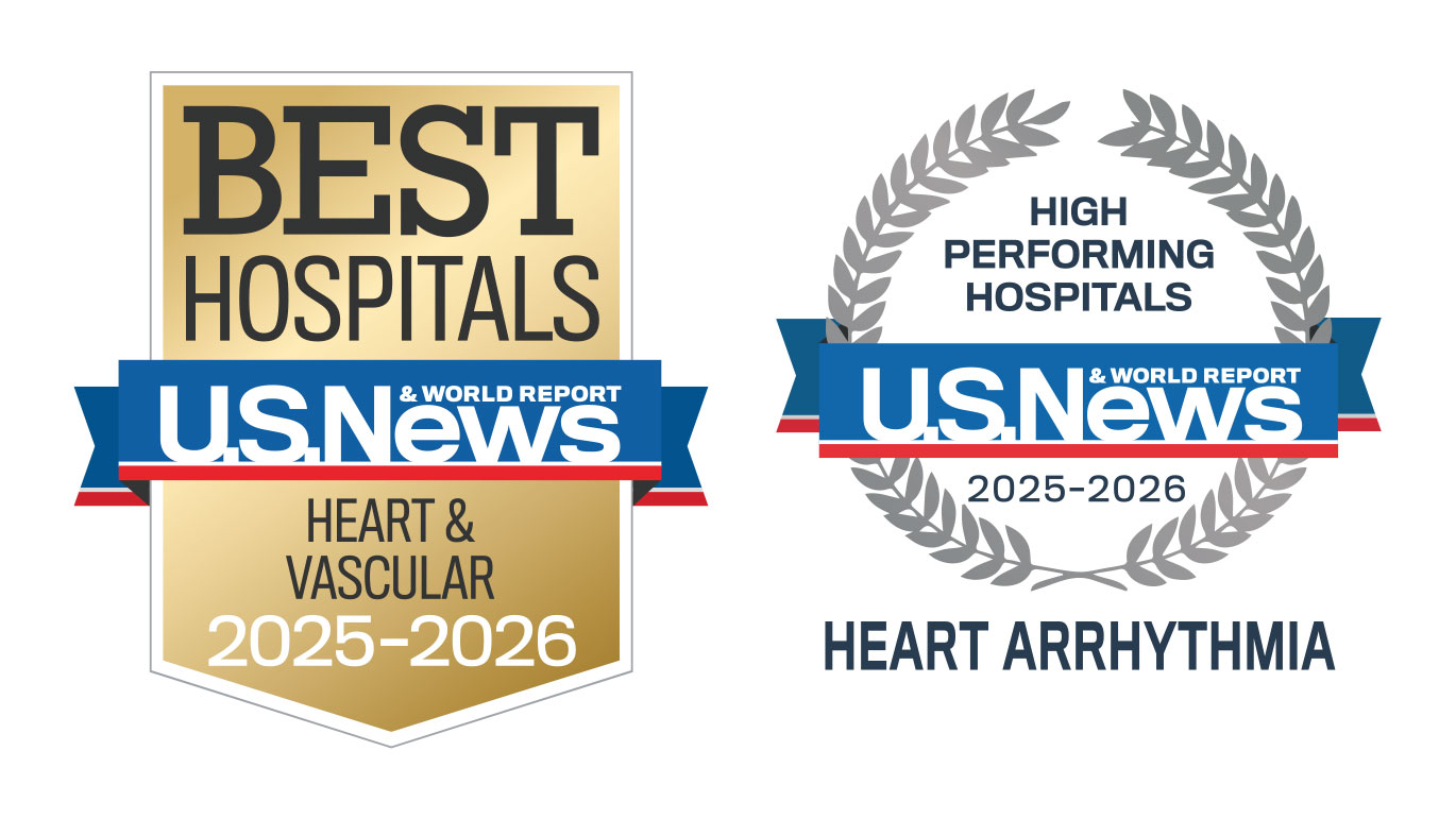 U.S. News & World Report Best Hospitals for heart & vascular