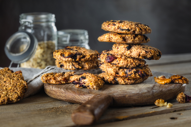 Cranberry oatmeal cookies