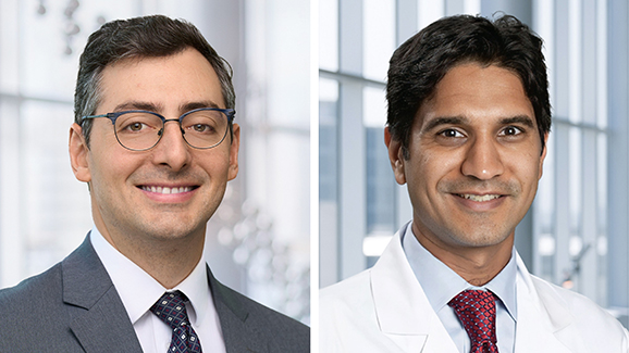 Drs. Fernando R. Giugni (left) and Amil M. Shah (right)