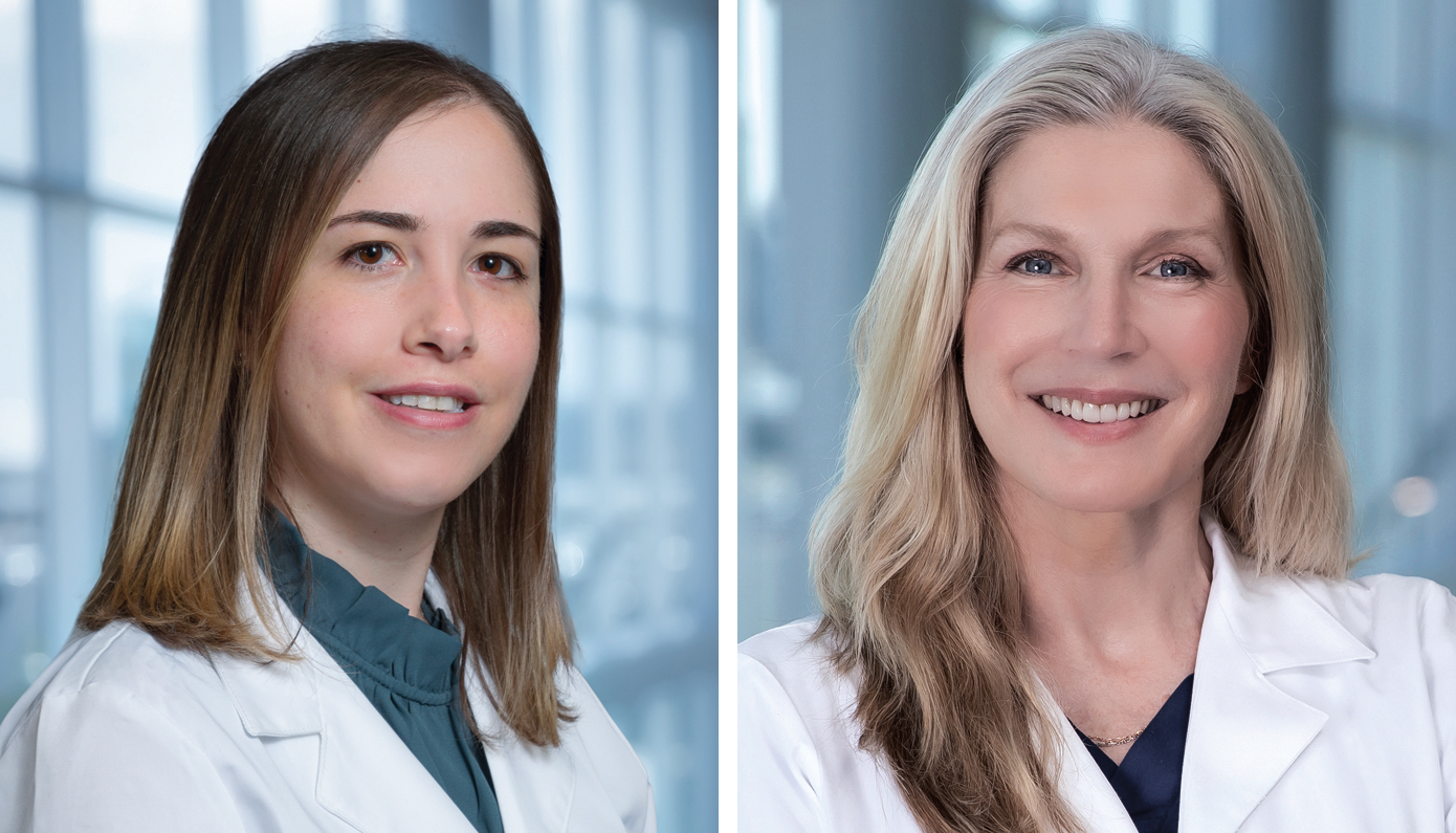 Drs. Sarah Godfrey (left) and Maryjane Farr (right)