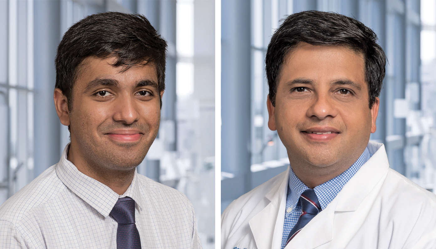 Drs. Rohit Nathani (left) and Saket Girotra (right)