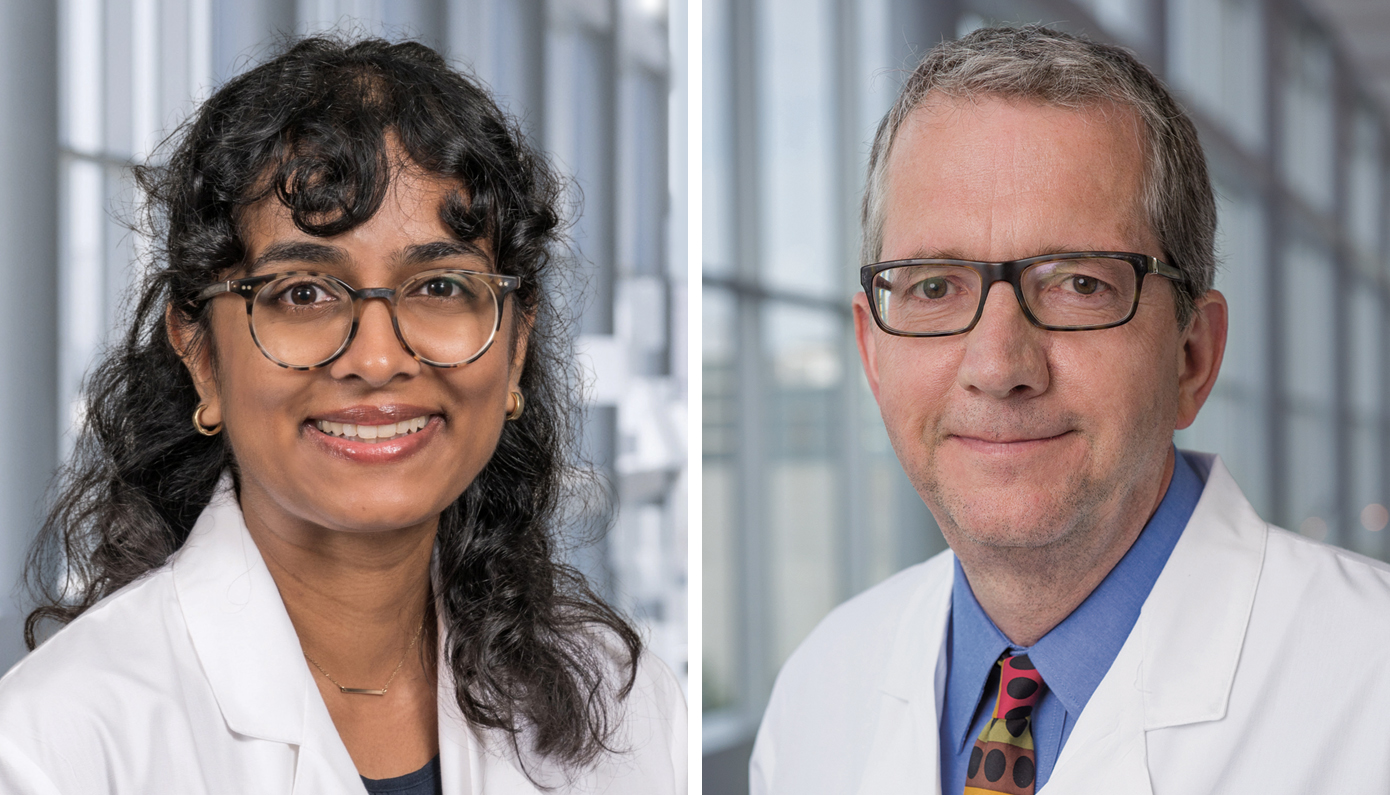 Drs. Natalie Tapaskar (left) and Mark Link (right)