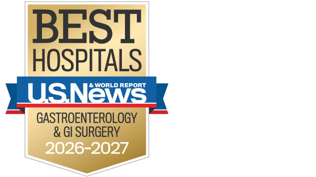 U.S. News & World Report Best Hospitals in Gastroenterology & GI Surgery