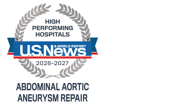 U.S. News & World Report High Performing Hospitals in Abdominal Aortic Aneurysm Repair