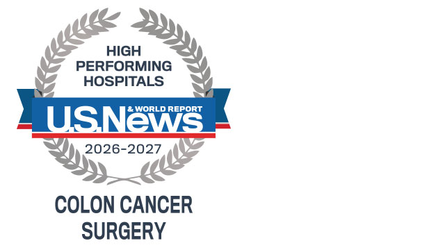 U.S. News & World Report High Performing Hospitals in Colon Cancer Surgery