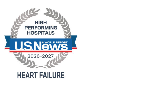 U.S. News & World Report High Performing Hospitals in Heart Failure