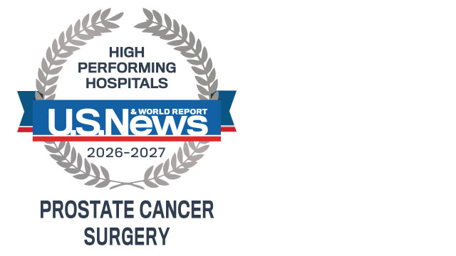 U.S. News & World Report High Performing Hospitals in Prostate Cancer Surgery
