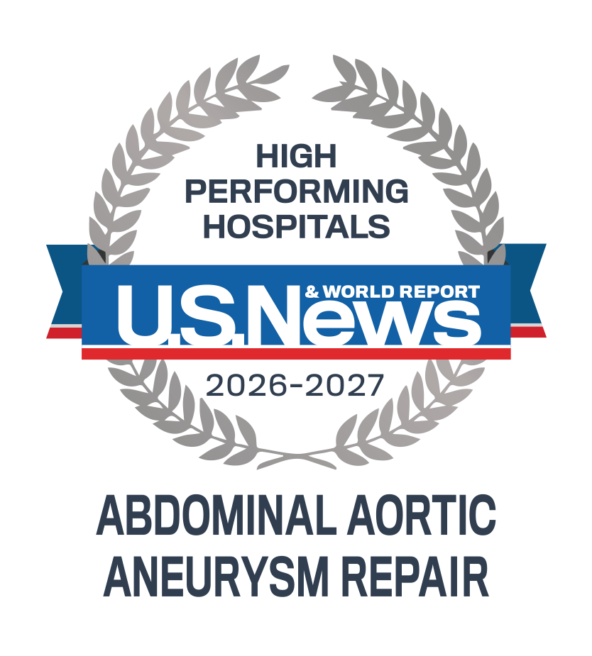 U.S. News & World Report High Performing Hospitals in Abdominal Aortic Aneurysm Repair