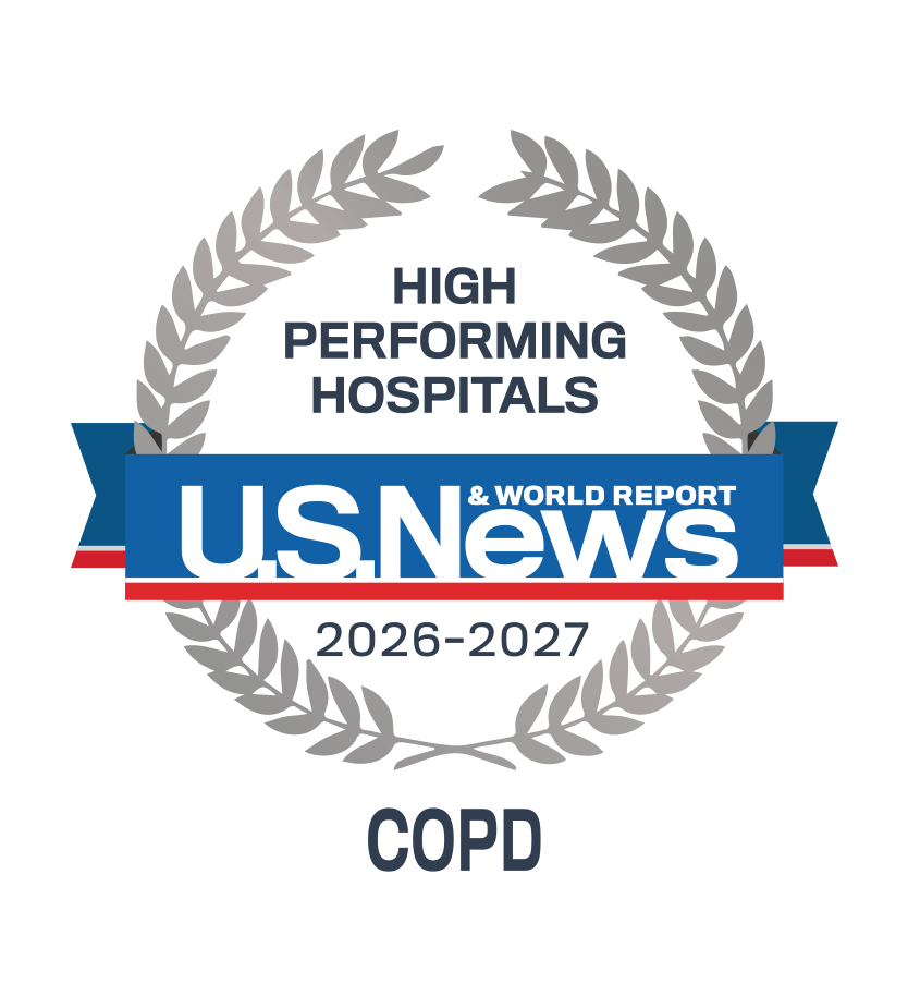 U.S. News & World Report High Performing Hospitals in COPD