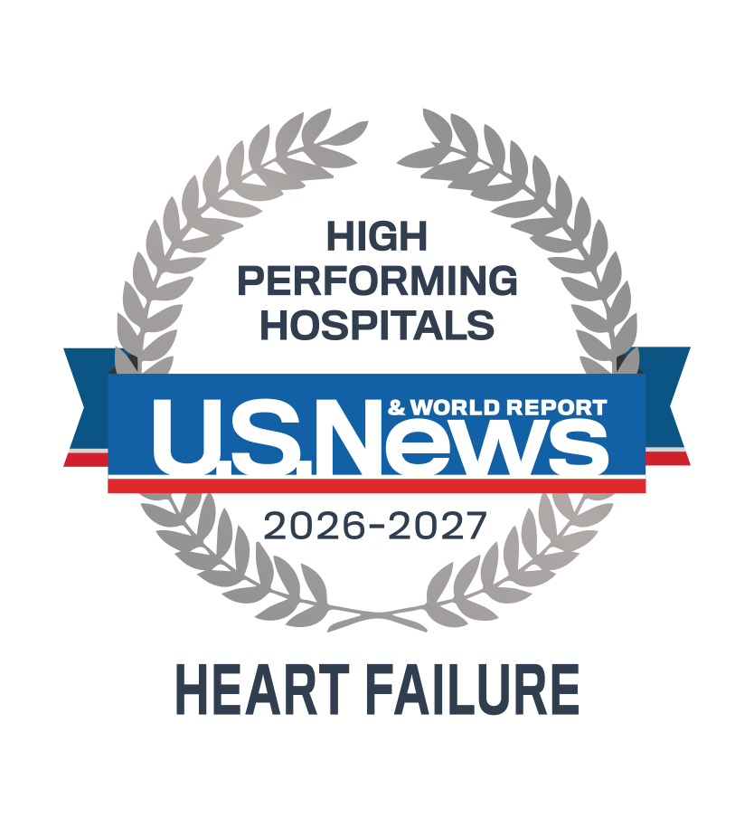 U.S. News & World Report High Performing Hospitals in Heart Failure