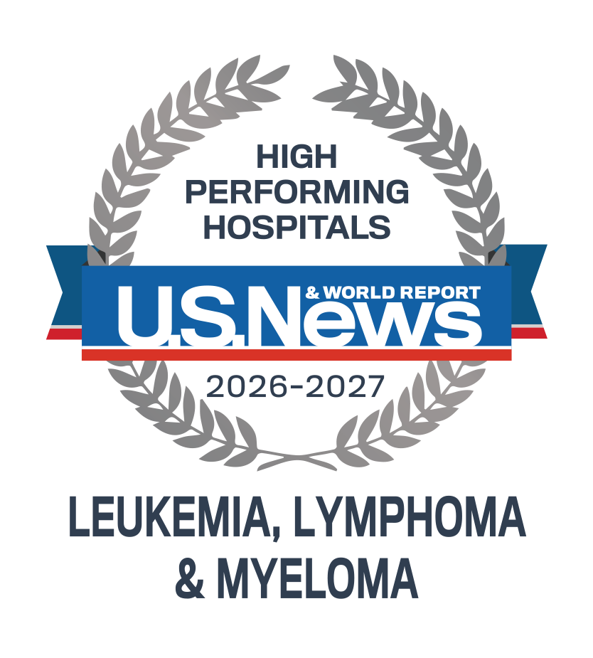 U.S. News & World Report High Performing Hospitals in Leukemia, Lymphoma, & Myeloma