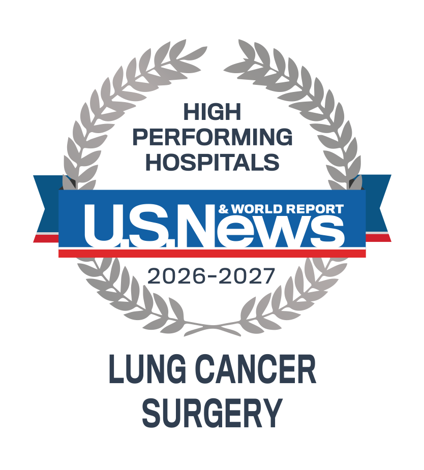 U.S. News & World Report High Performing Hospitals in Lung Cancer Surgery