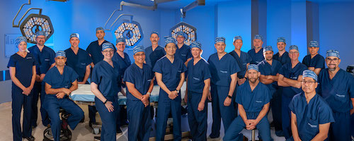UT Southwestern's Department of Plastic Surgery group photo.