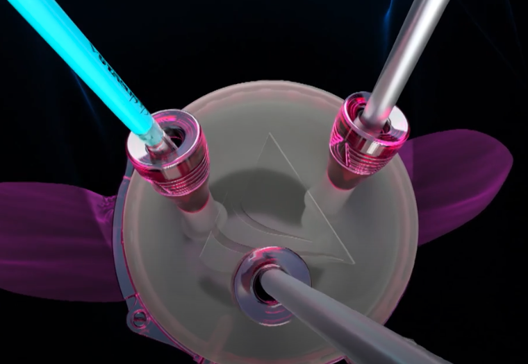 The GelPoint V-Path transvaginal access platform device