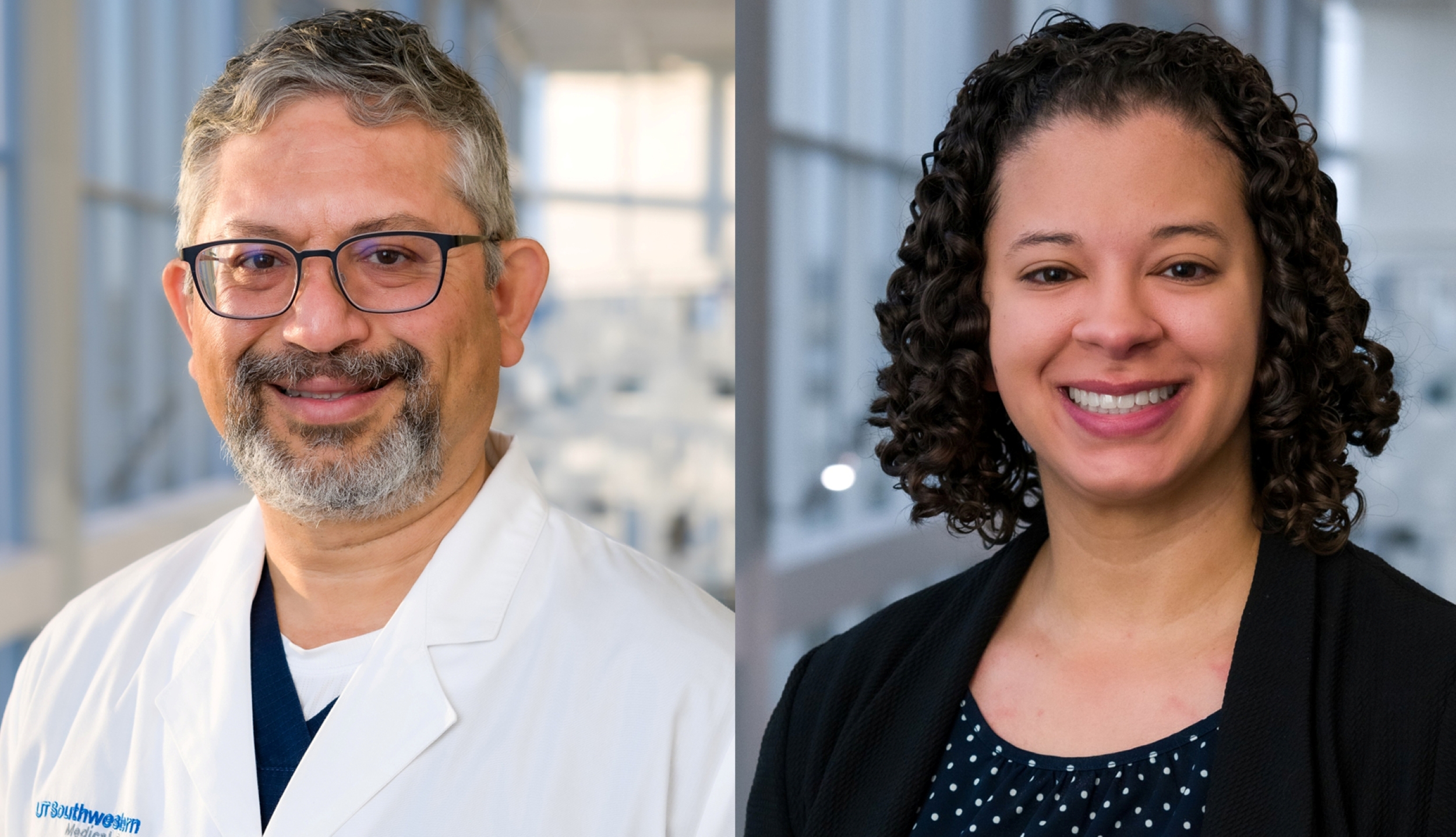 Dr. Collin Vas and Dr. Courtney Sanders