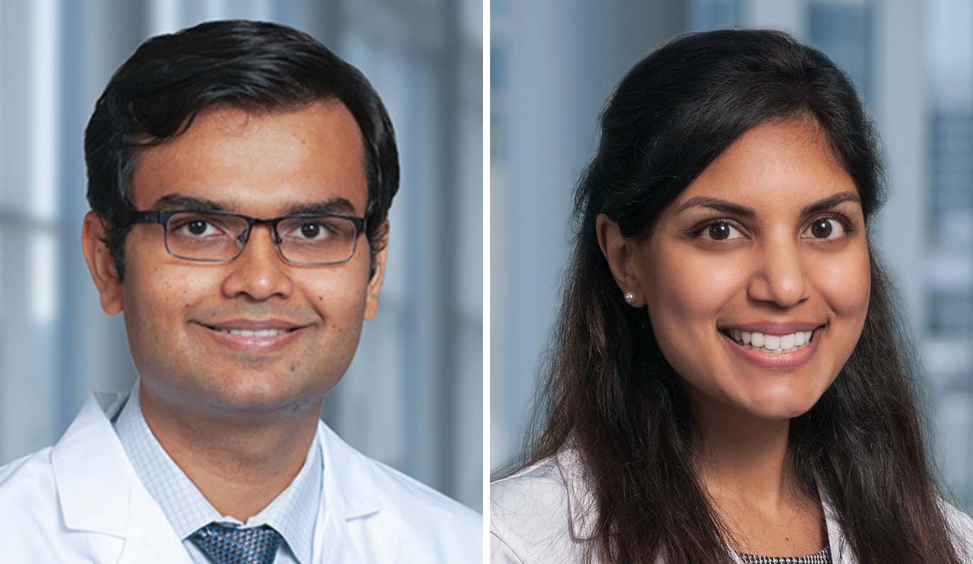 Drs. Sonia Shah and Ambarish Pandey