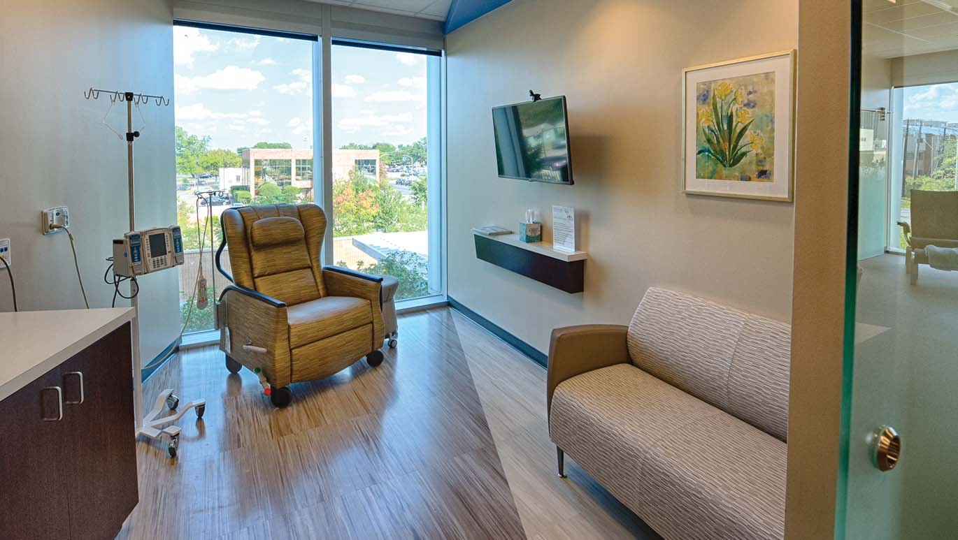 infusion room at Moncrief Cancer Institute Fort Worth