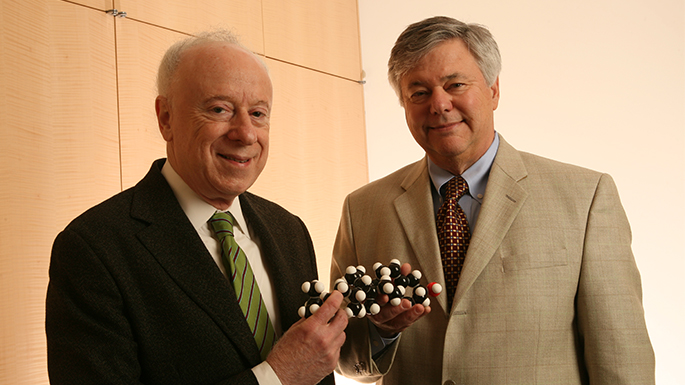 Nobel Laureates Joseph Goldstein, M.D. and Michael Brown, M.D.