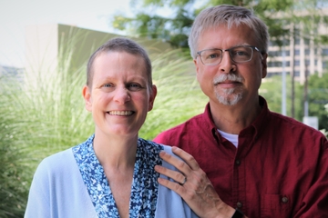 Wendy Casper and her husband