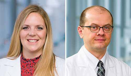 Drs. E. Ashley Hardin and Vlad Zaha