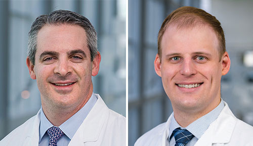 Dr. Justin Grodin and Nick Hendren