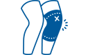 knee with brace