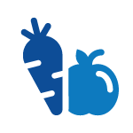 icon representing good nutrition for cancer patients