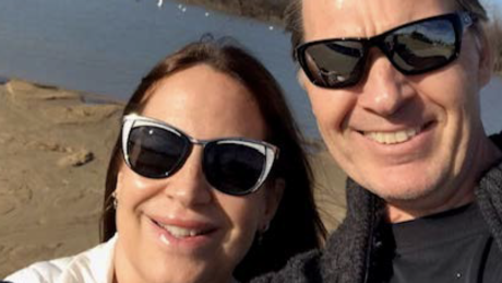 Deanna Ireland smiling with husband