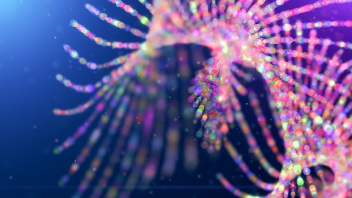 3D rendering of the nervous system