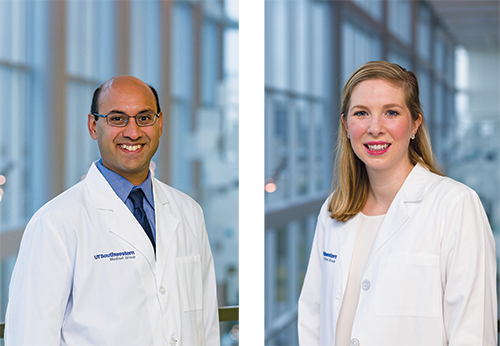 Drs. Anand Rohatgi and Kayla Riggs