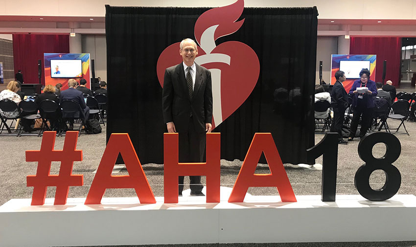Dr. Mark Drazner at 2018 AHA Scientific Sessions