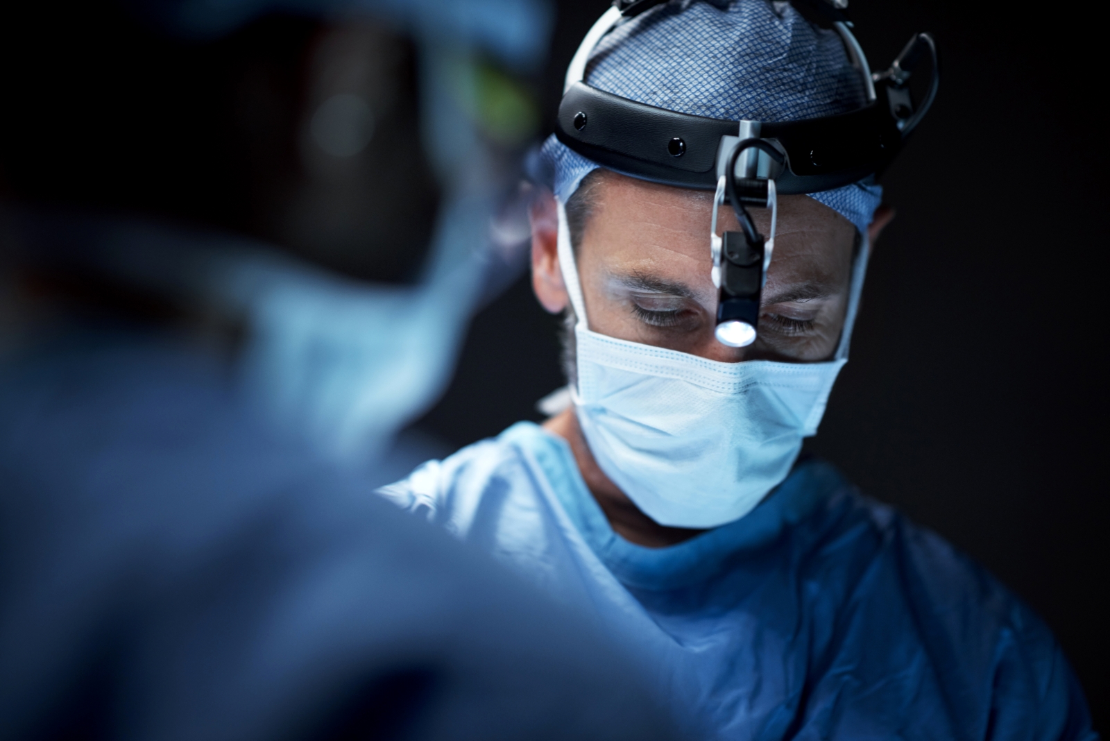 Surgeon in operating room