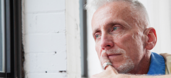 image of a thoughtful man