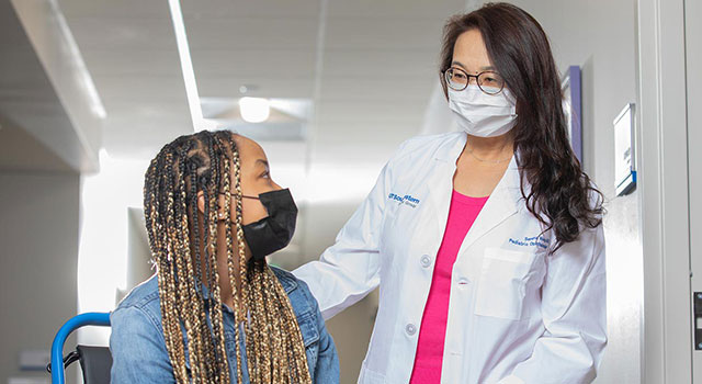 doctor with patient